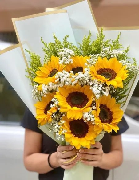 Ramo 7 girasoles
