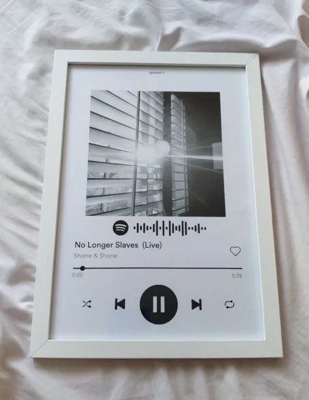Placa spotify 20x35cm