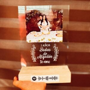 Placa de vidrio personalizada
