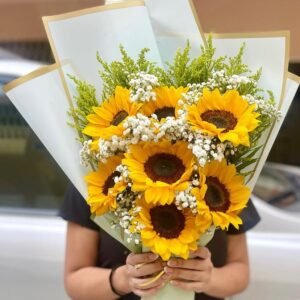 Ramo 7 girasoles